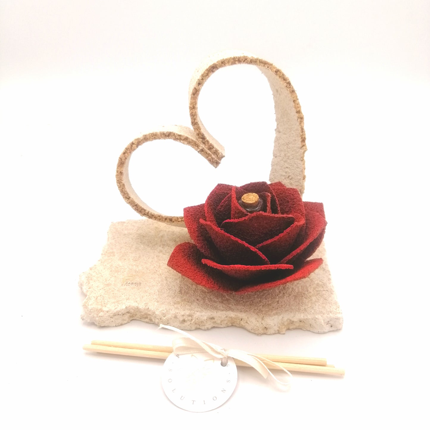 Linea Petali di Sughero: Diffusori Eleganti - Modello Rosa di Roccia - Fabris Solutions