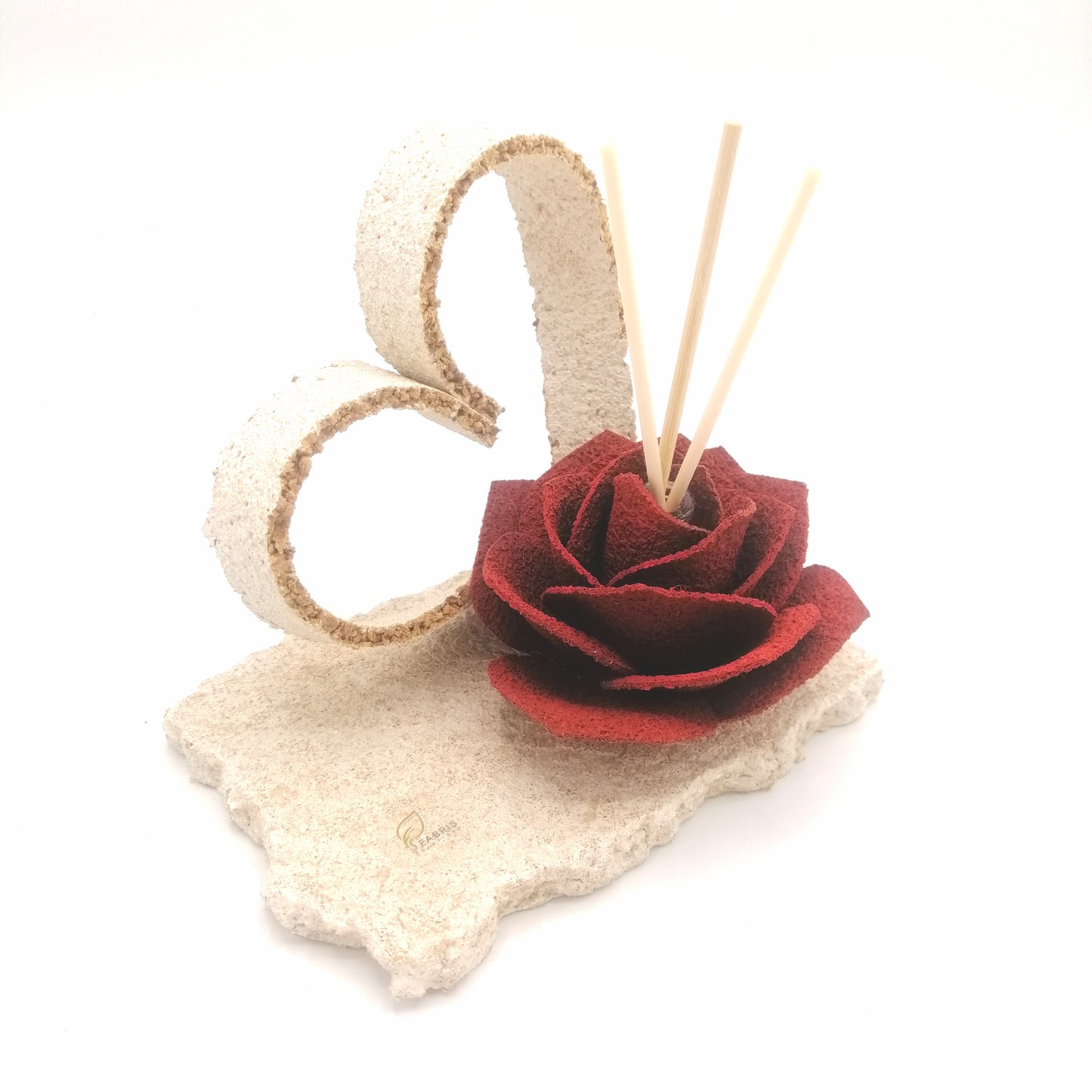 Linea Petali di Sughero: Diffusori Eleganti - Modello Rosa di Roccia - Fabris Solutions