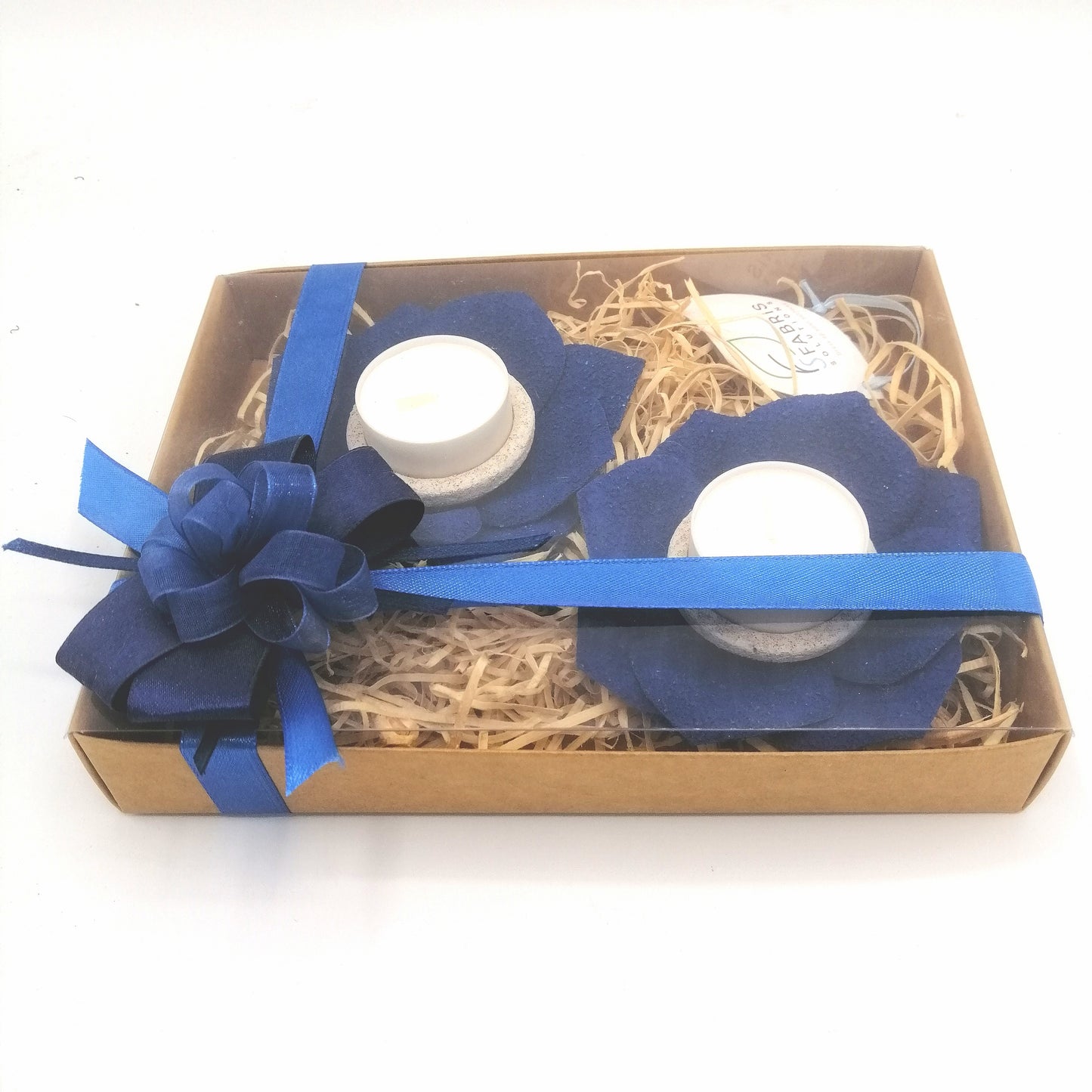 Porta candele con petali (conf. da 2 pezzi) - Fabris Solutions