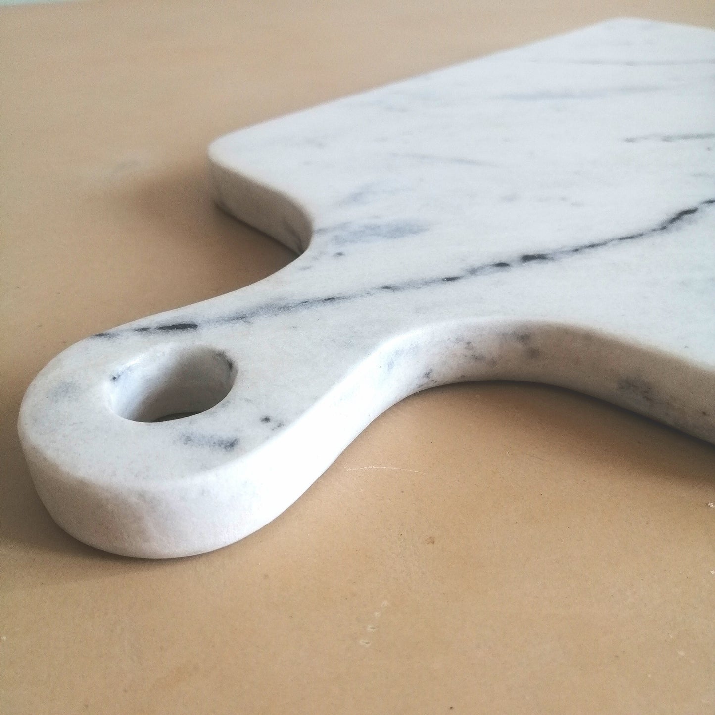 Tagliere vassoio da portata marmo bianco - Fabris Solutions 